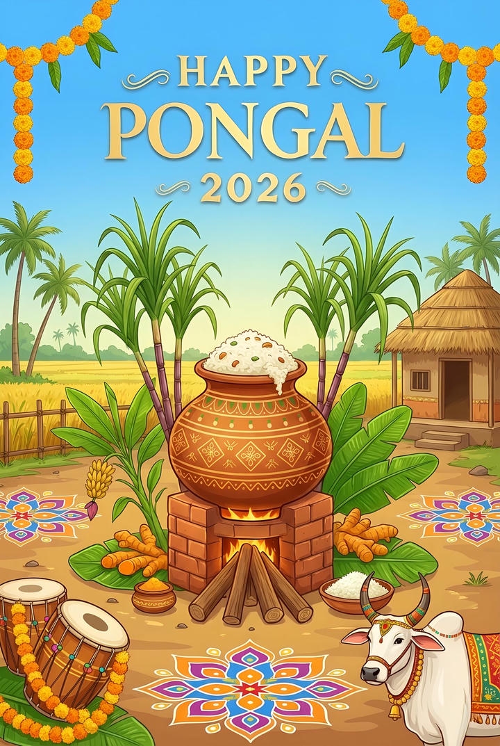 pongal festival dp