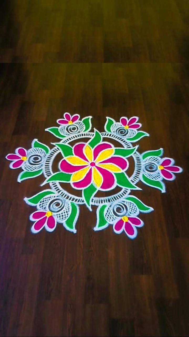 pulli rangoli kolam