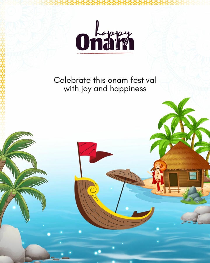 simple onam pookalam