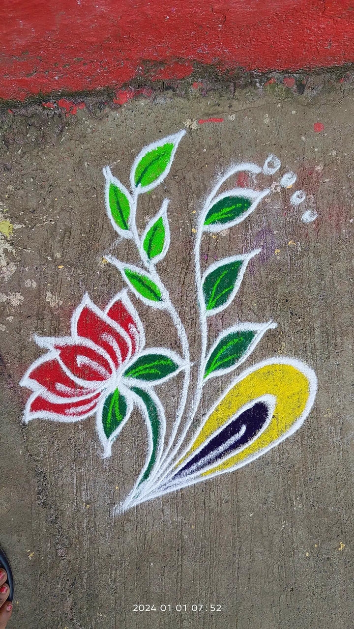 simple rangoli designs easy