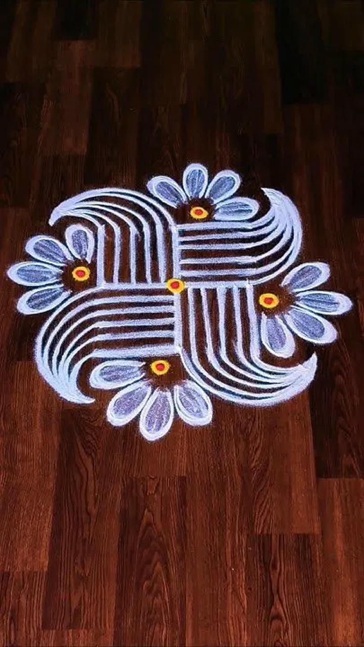 simple rangoli designs pictures