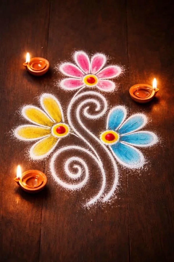 simple rangoli images
