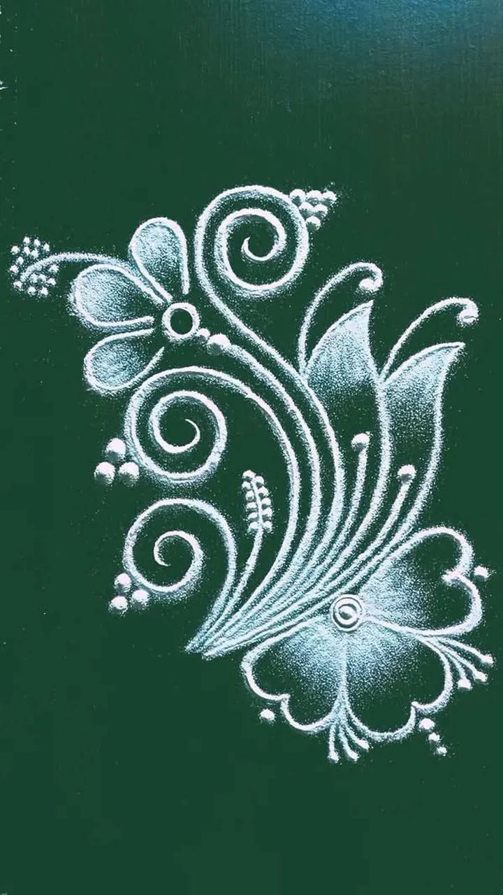 simple rangoli photos