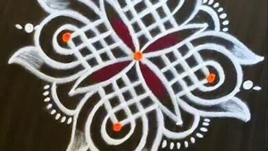 small simple rangoli