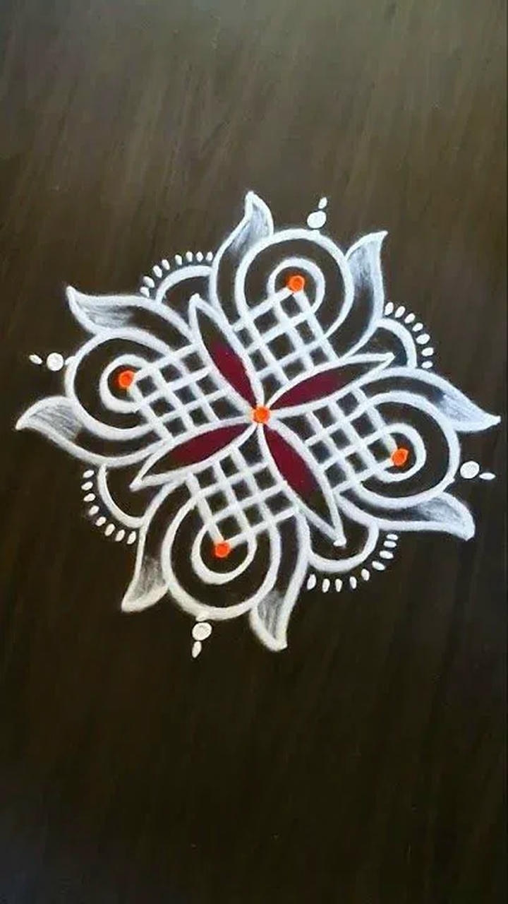 small simple rangoli