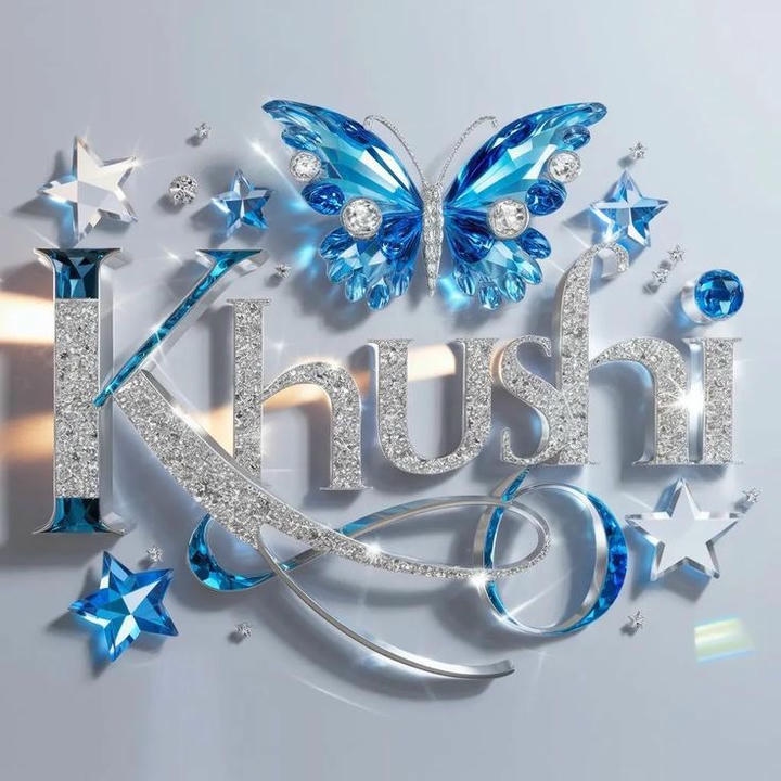soft cute khushi name dp