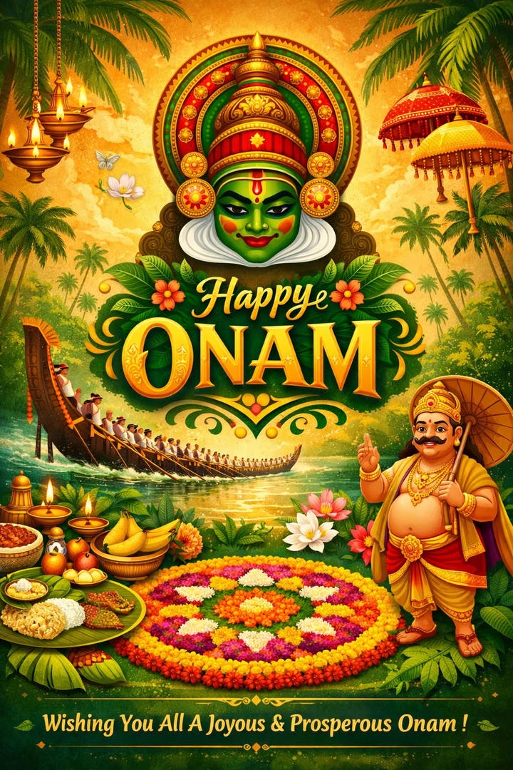 traditional onam festival