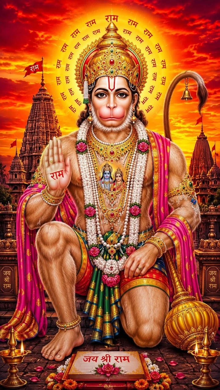 Bajrangbali Hanuman Ji Ki Photo