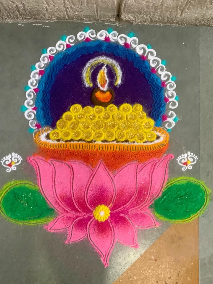 Dhanteras Rangoli Design 2026