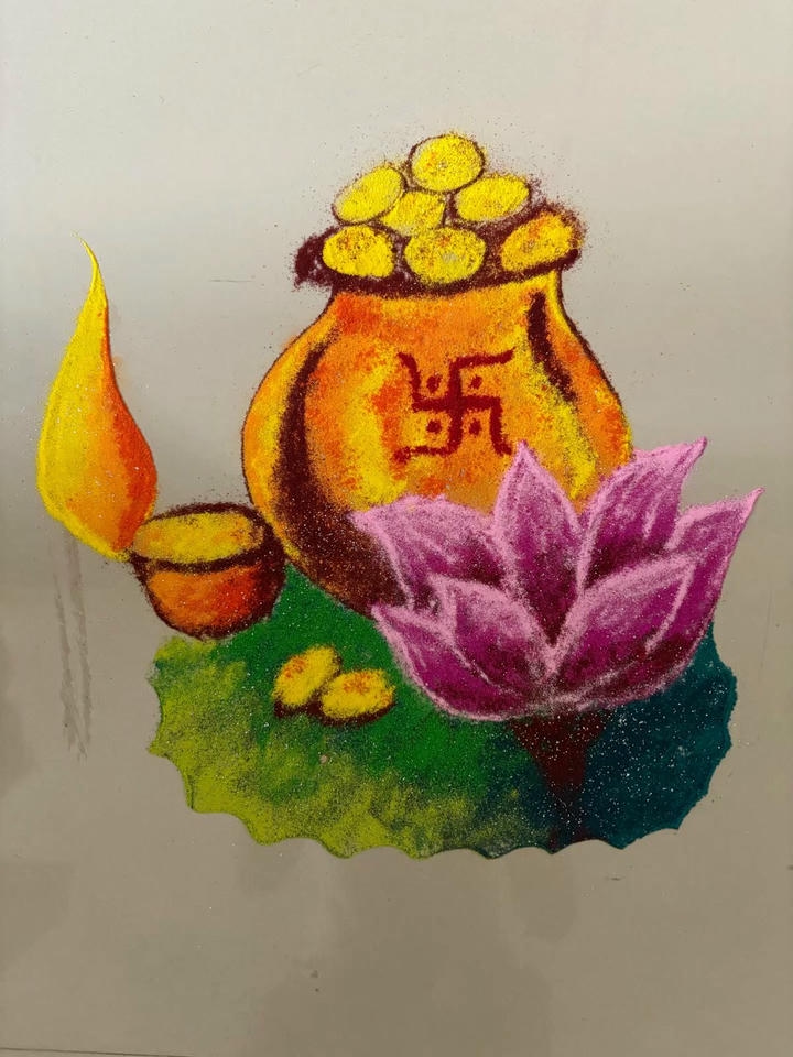 Dhanteras Rangoli Designs