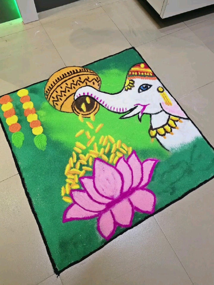 Dhanteras Special Rangoli Design