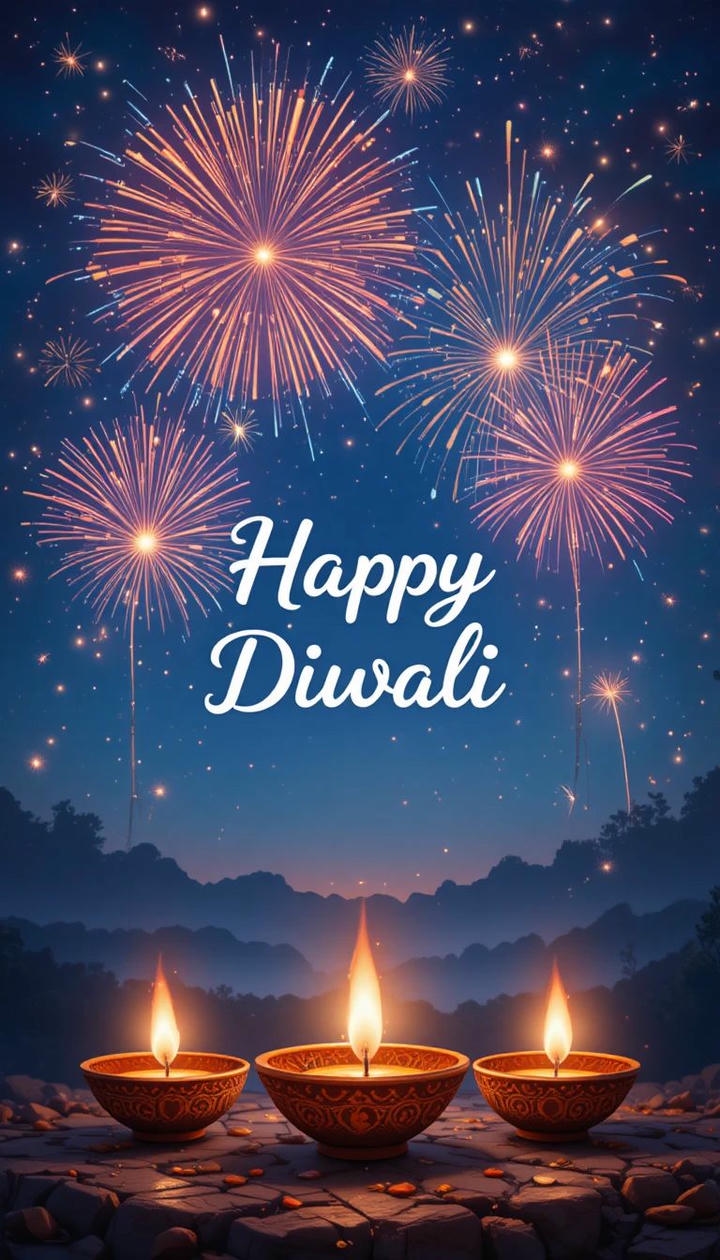 Diwali Festival 2025 4K Wallpaper