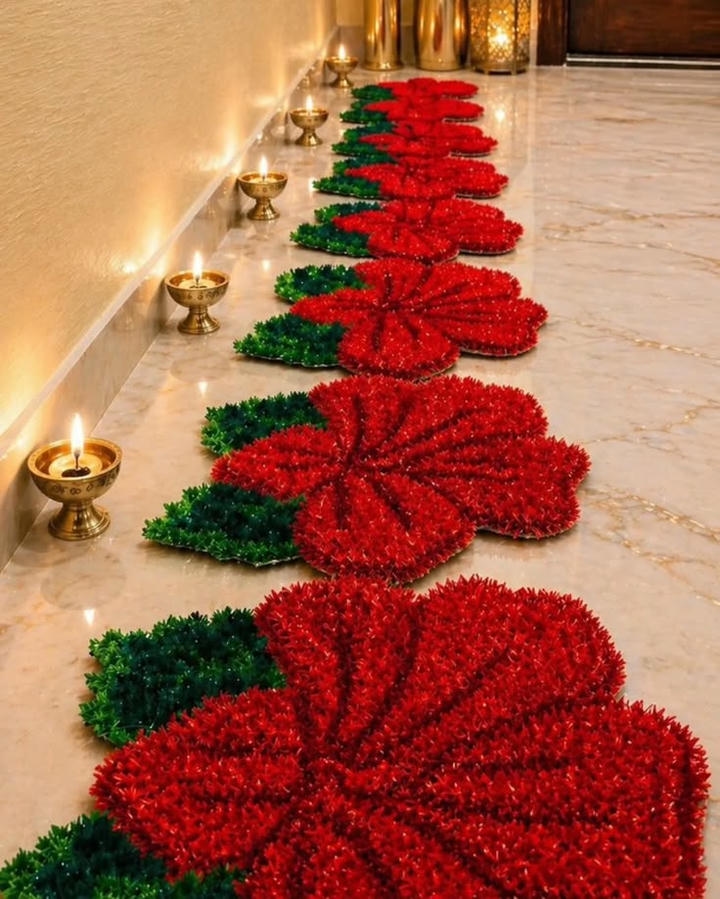Flower Rangoli Design