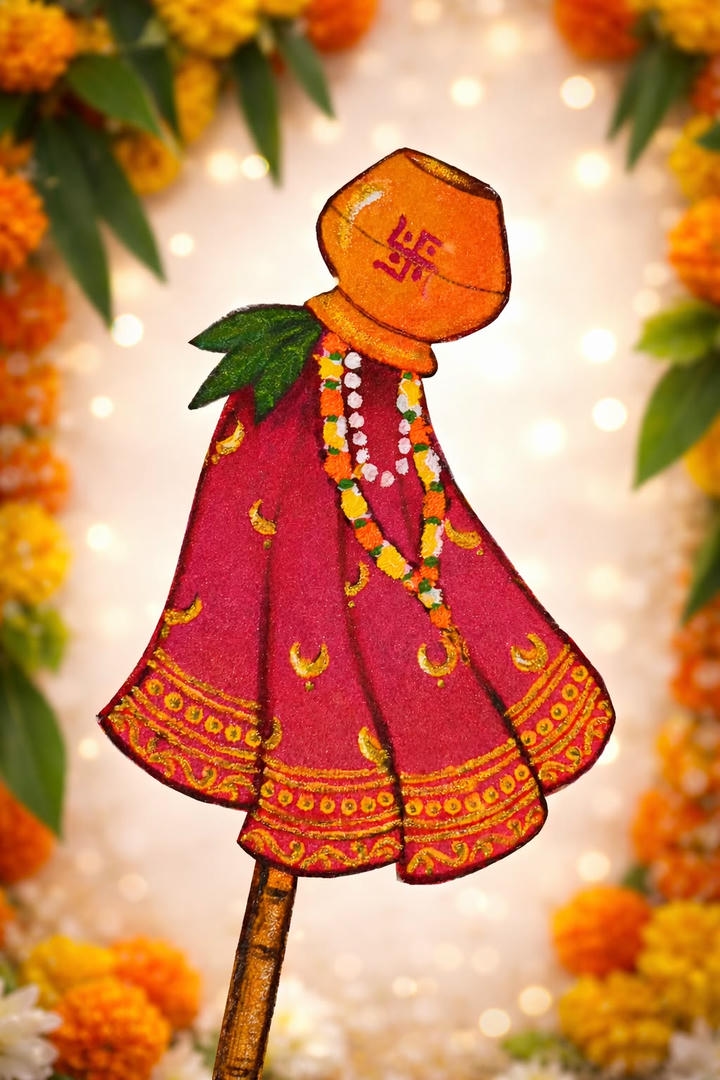 Gudi Padwa Rangoli Easy