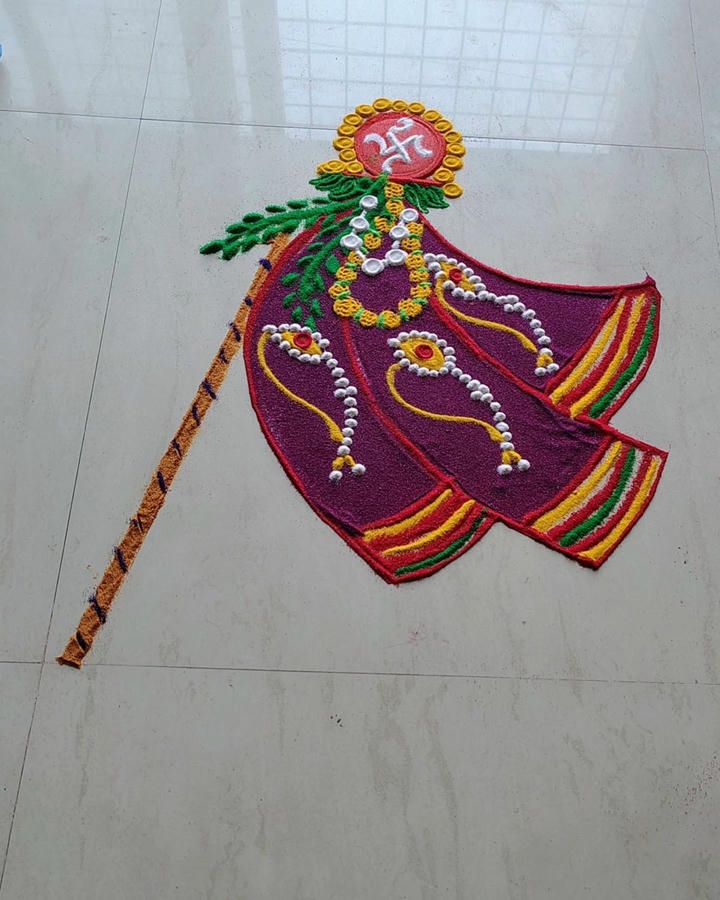 Gudi Padwa Rangoli Photo
