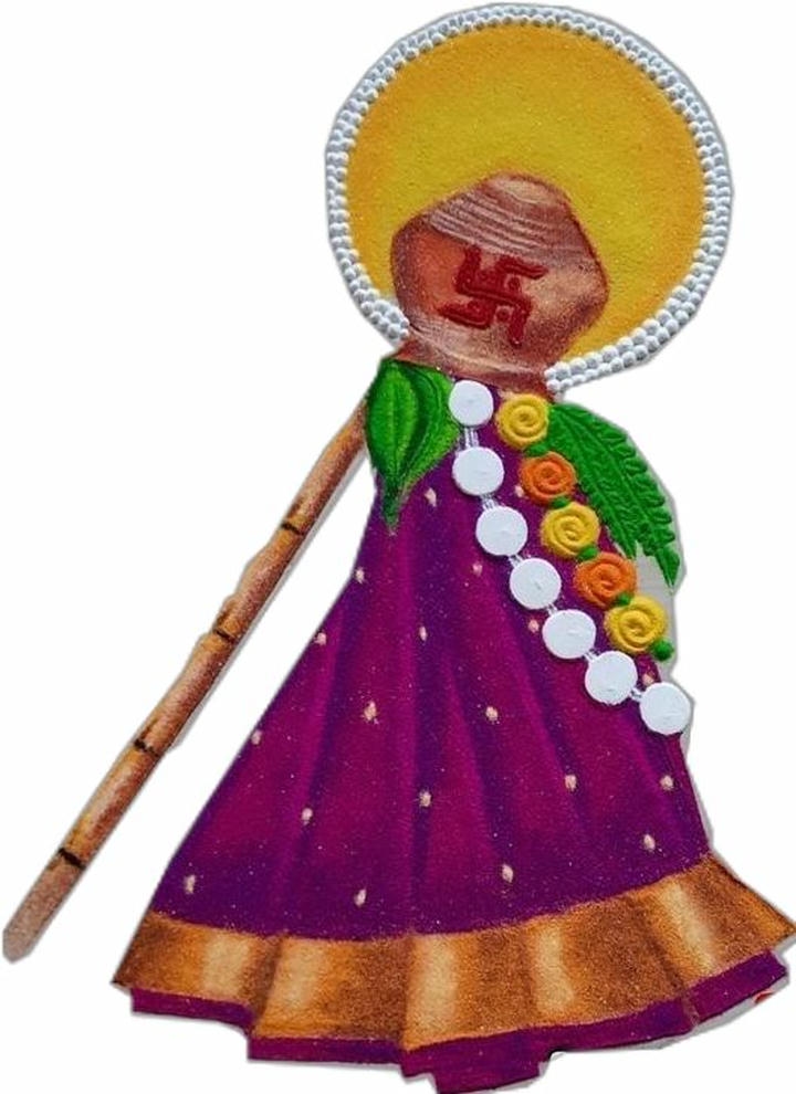 Gudi Padwa Rangoli Traditional