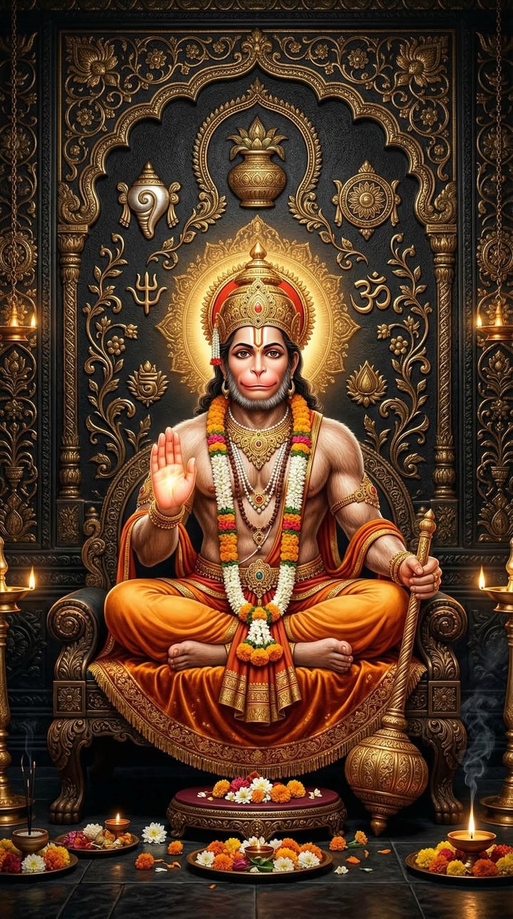 Hanuman Ji Ki Photo Drawing