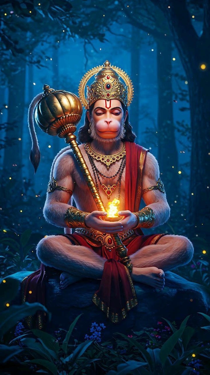 Hanuman Ji Ki Photo Orange