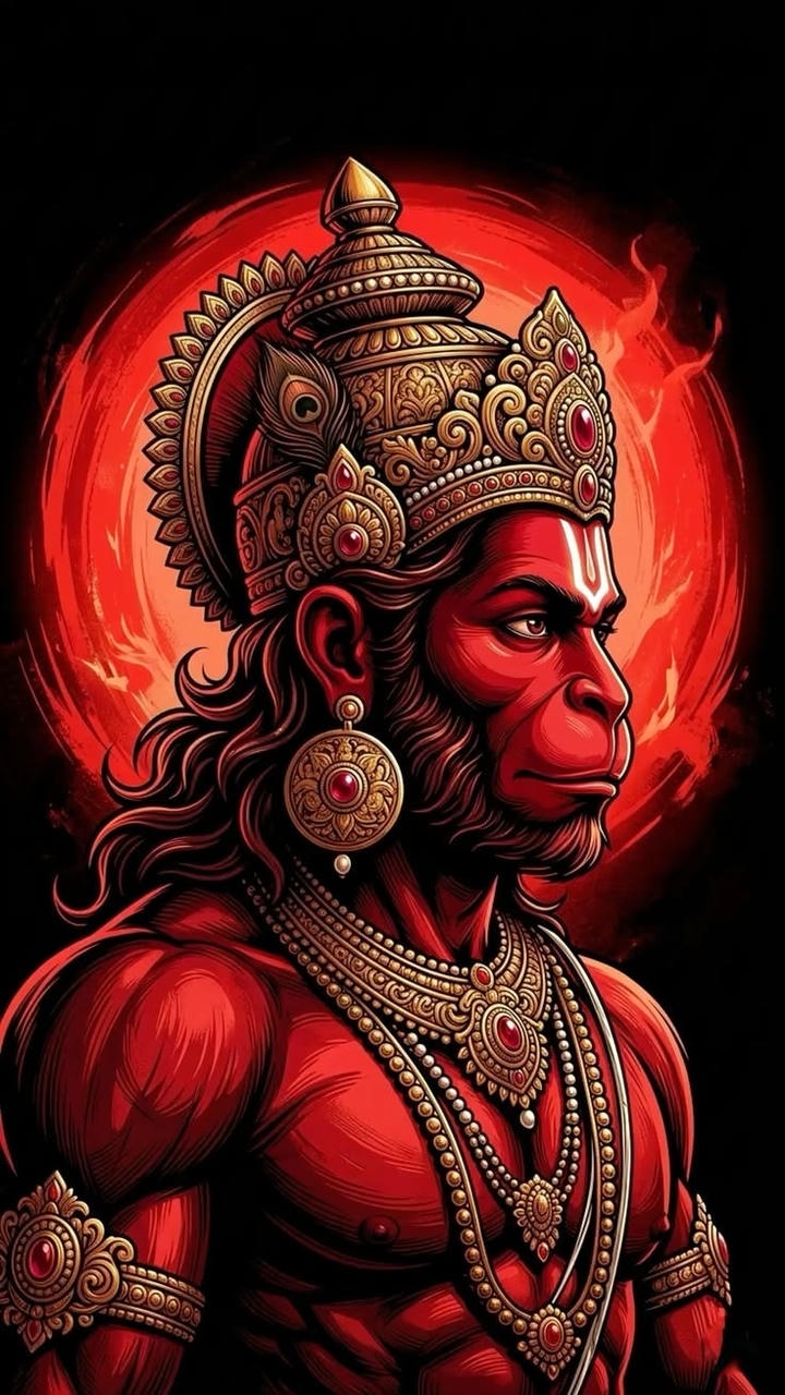 Hanuman Ji Ki Photo Sketch