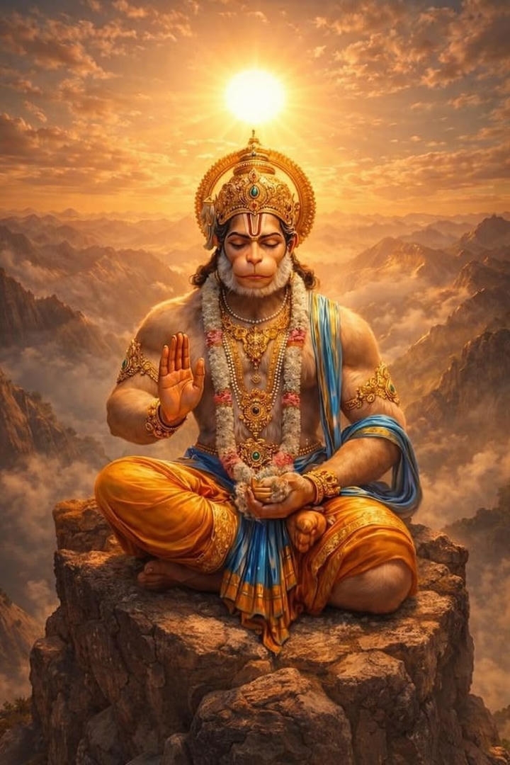 Hanuman Ji Ki Photo With Ram