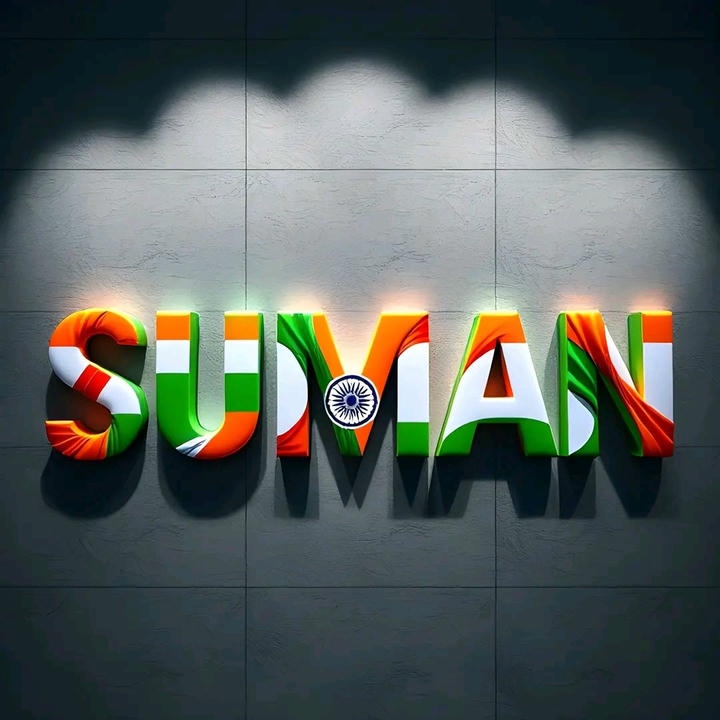 Indian flag name profile picture
