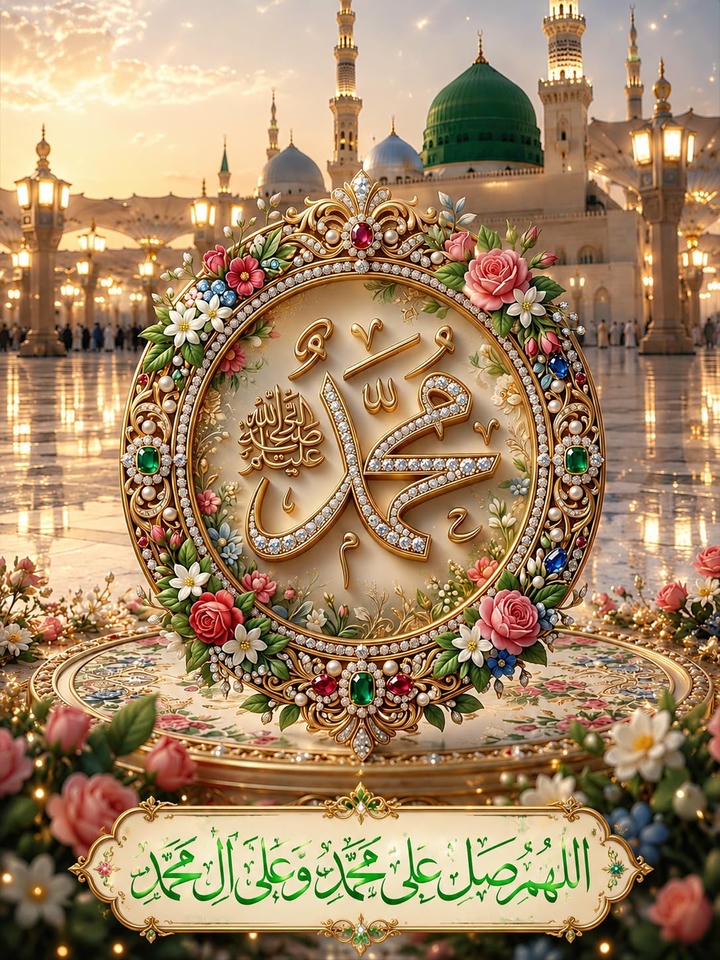 Islamic Muhammad Name DP for WhatsApp