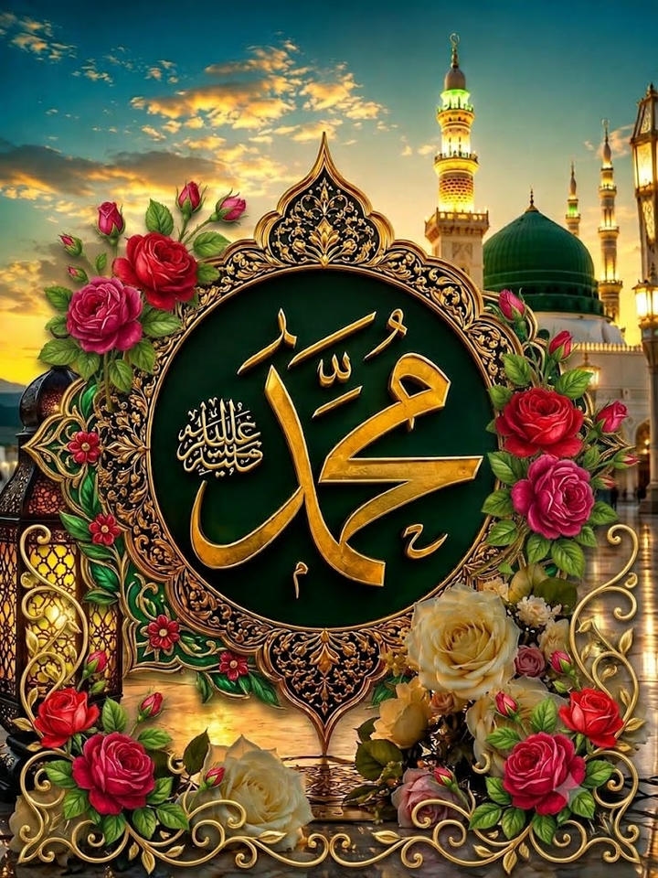 Muhammad Name DP 4K