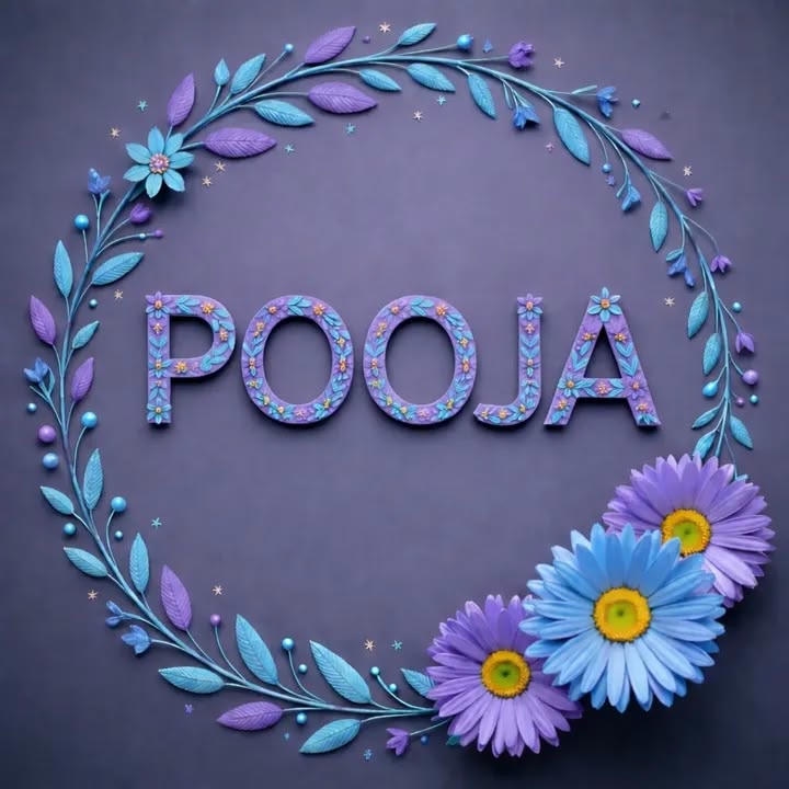 Pooja Name DP Image