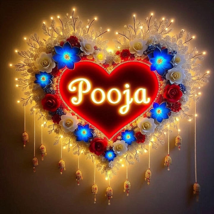 Pooja Name DP Photo