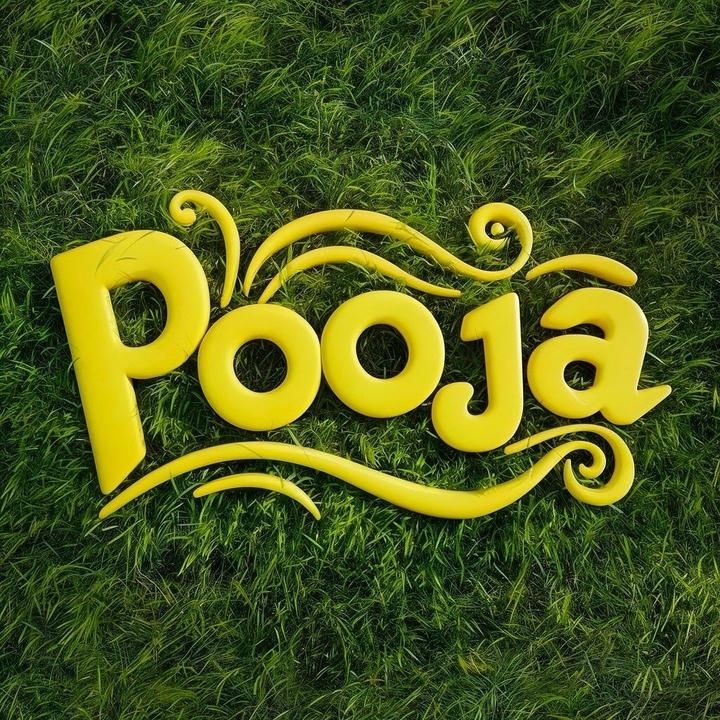 Pooja Name DP for WhatsApp
