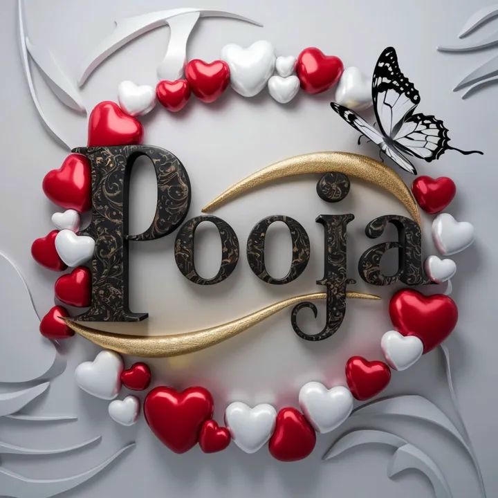 Pooja Name Design