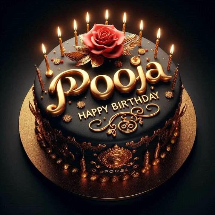 Pooja Name Stylish Photo
