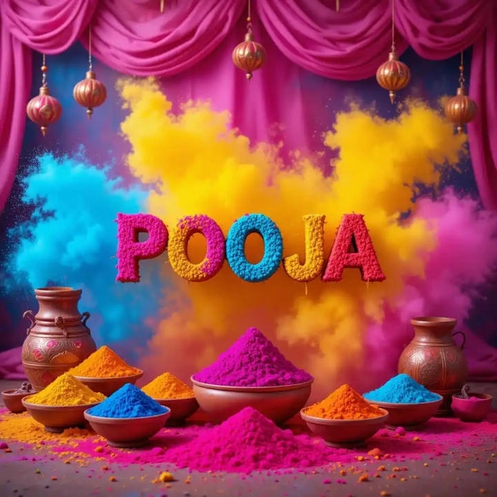 Pooja Name Wallpaper