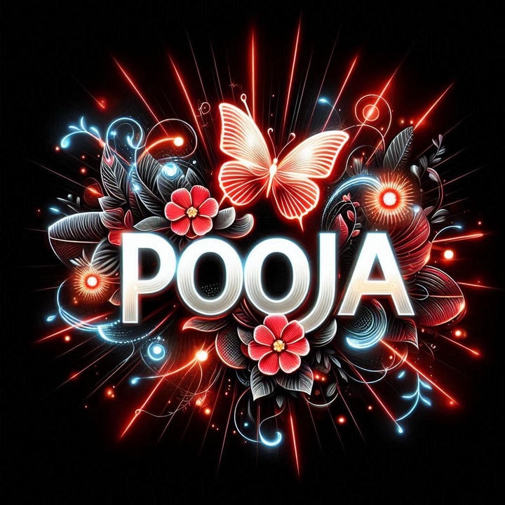 Stylish Pooja Name DP