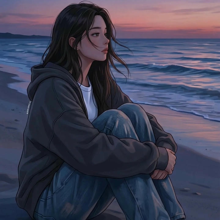 alone sad dp girl