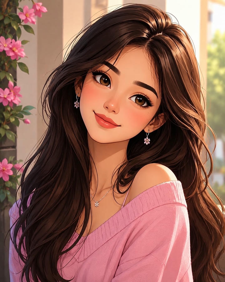 anime girl dp 4k