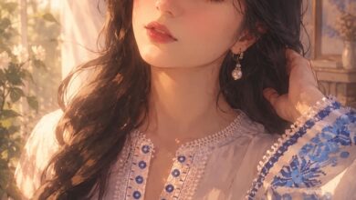 anime girl dp black