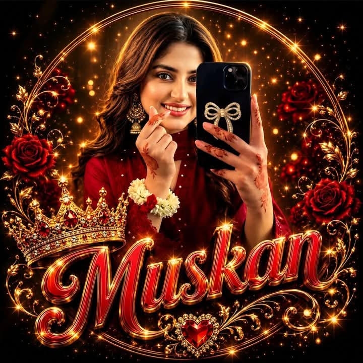 beautiful muskan name dp cute