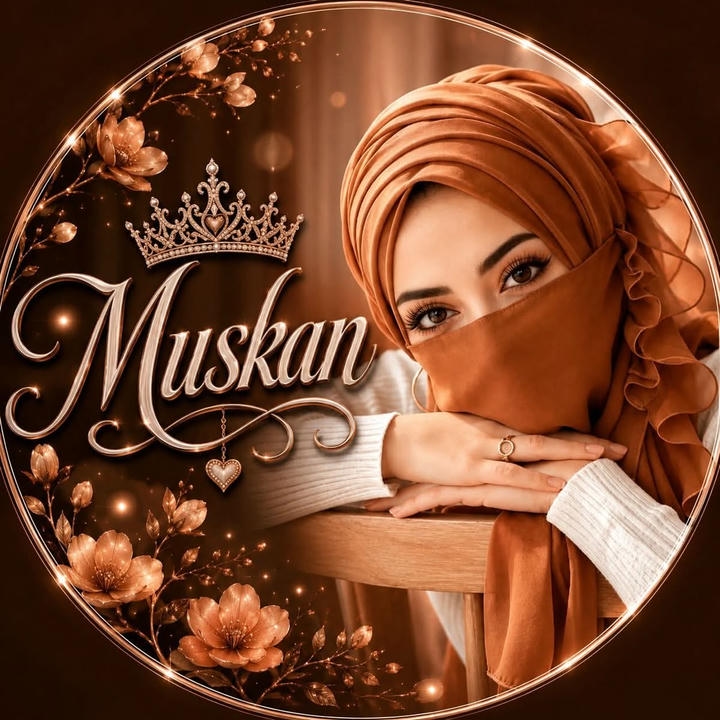 beautiful muskan name dp image