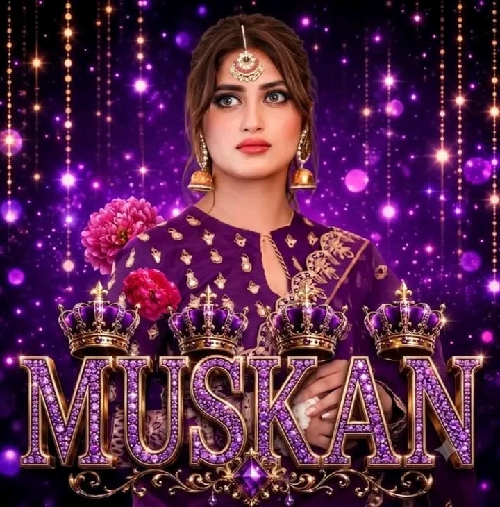 beautiful muskan name dp pink