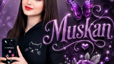beautiful muskan name dp stylish