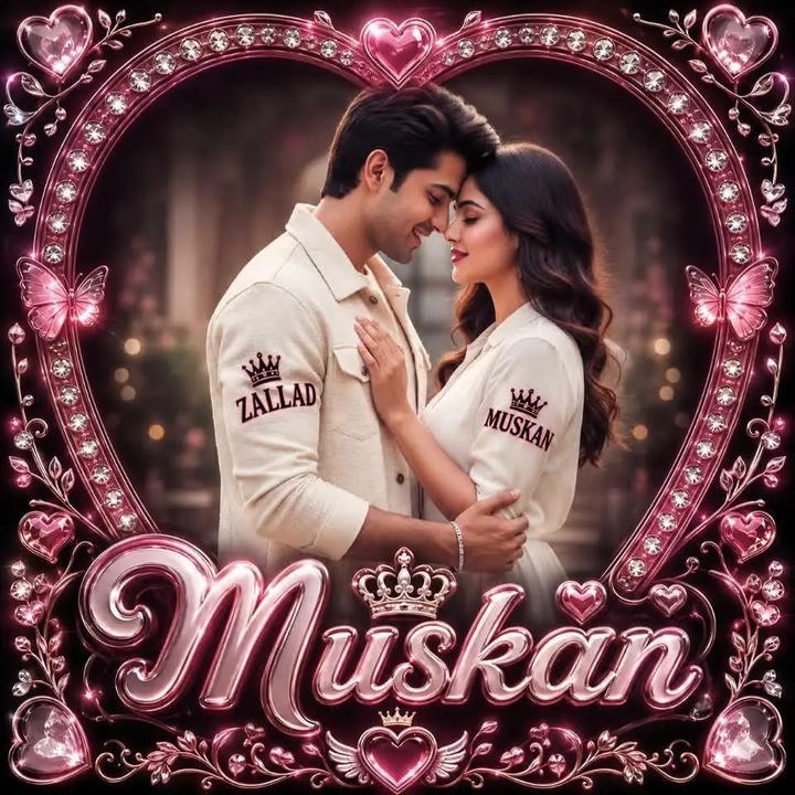 beautiful muskan name dp