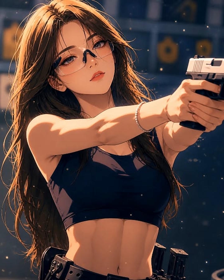 black and white anime girl dp