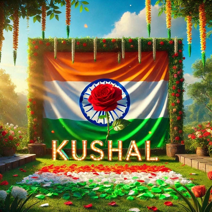 creative tiranga name dp