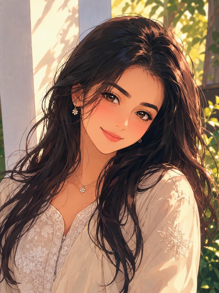cute anime girl dp