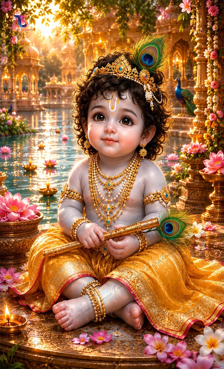 cute little krishna