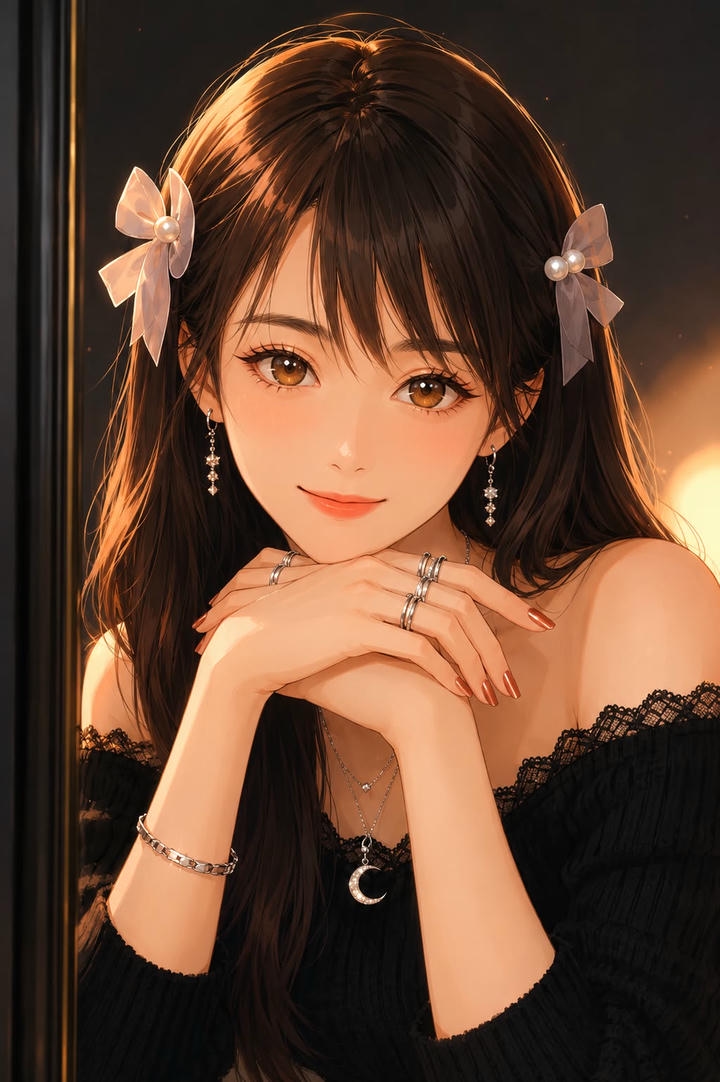 dark anime girl dp