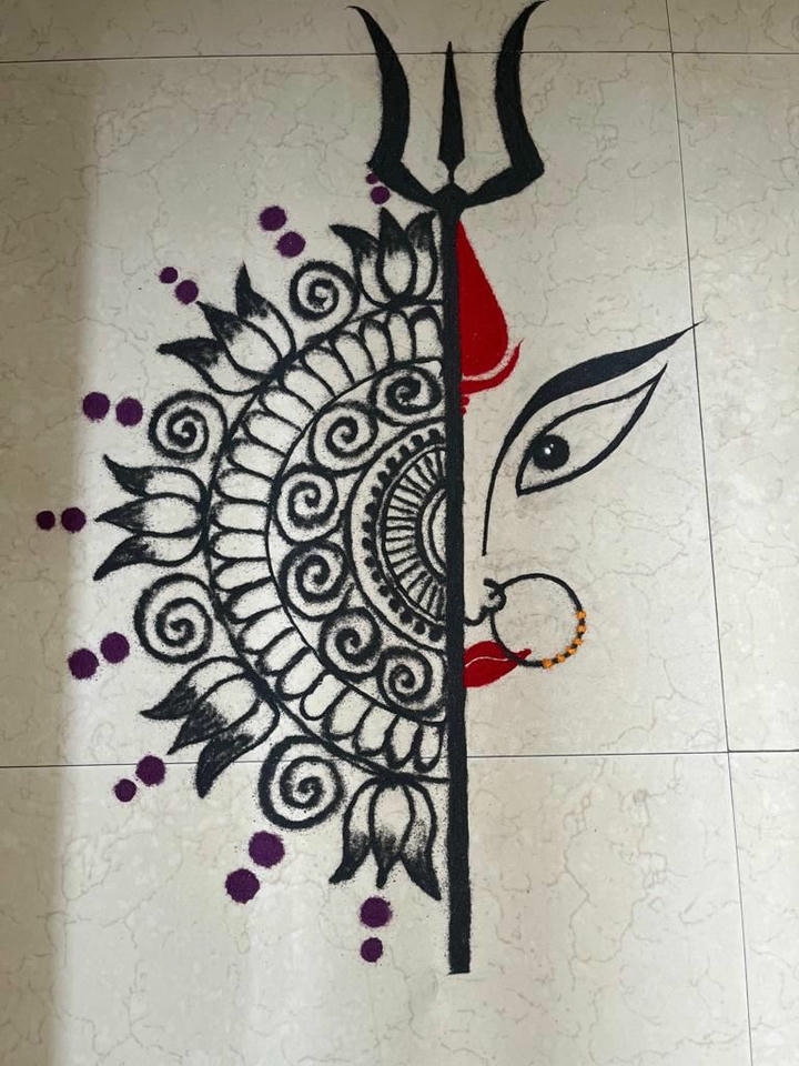 dasara rangoli