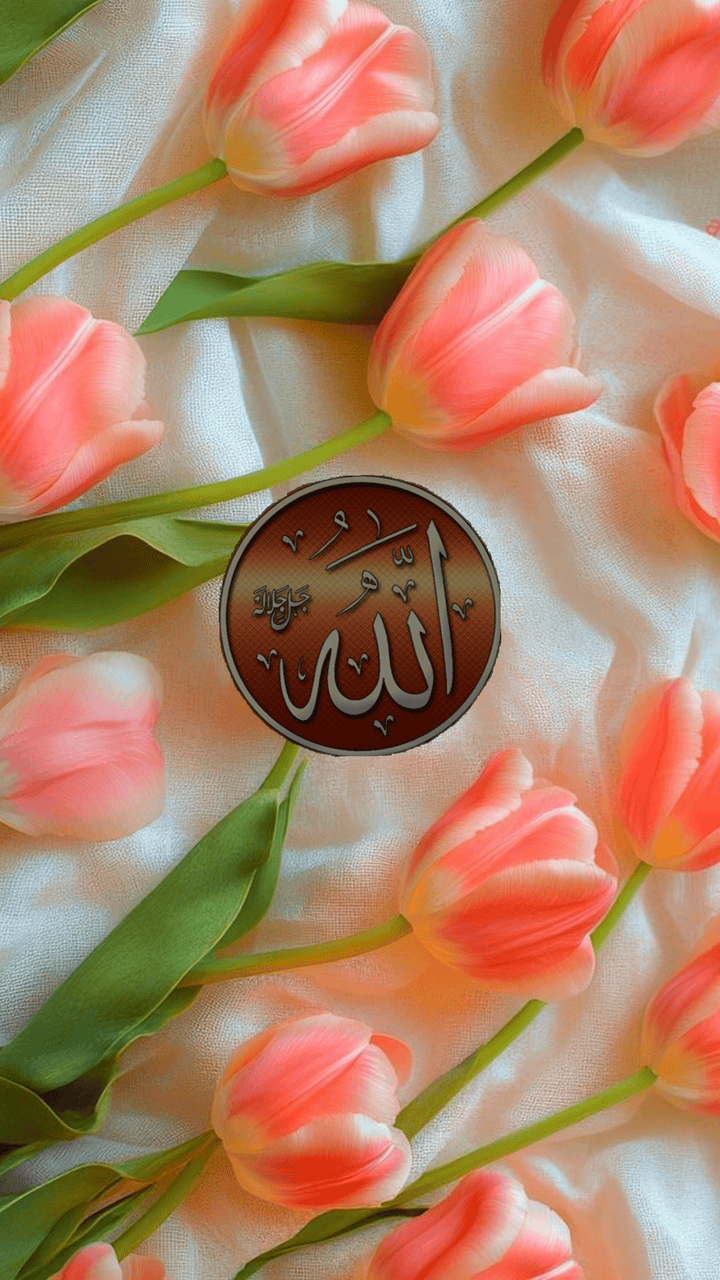 flower beautiful allah name dp english for WhatsApp