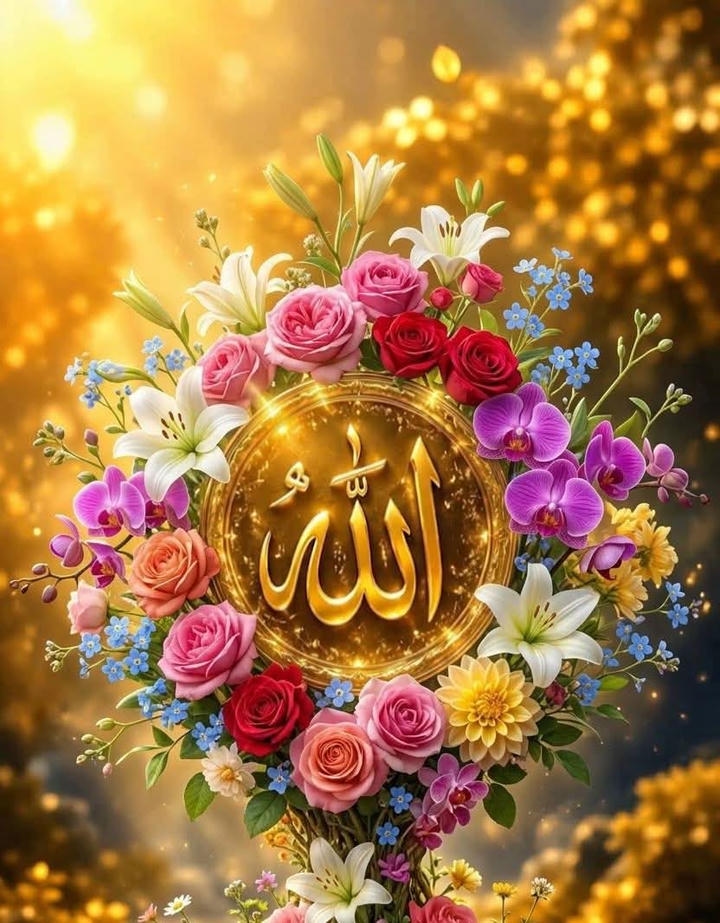 flower beautiful allah name dp english new